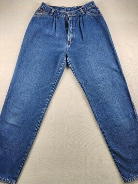 Wrangler Vintage Misses Western Horse Pocket Jeans USA Made Size 12